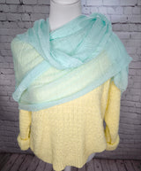 BOHO SCHAL- Mint