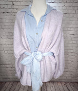 BOHO SCHAL- Hellblau