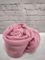 Leichtes Tuch gestreift - Pinky Beige