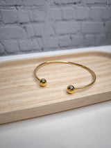Oberarmreif mir Kugeln - Gold