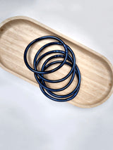 Buddhistischer Armreif Set Deep Blue 5 Stück