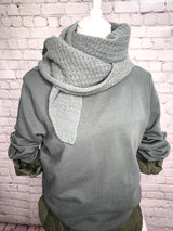 Leichtes Sweatshirt Bio - Qualität - ABGEGRAUTES KHAKI