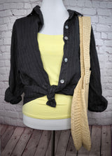 Langarmshirt aus Viskose