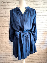 Tunika Blusenkleid- Navy Blue