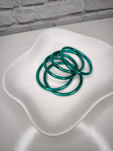 Buddhistischer Armreif Set Smaragd 5 Stück