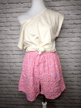 LEO Shorts aus Baumwollgaze