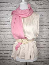 Ärmellose Bluse- Vanilleeis