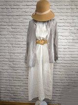 Transparentes Hemd Tencel- Taupe