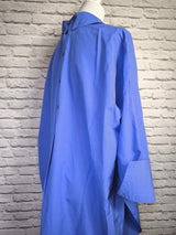 Hemdblusenkleid- sanftes Royalblau