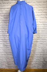 Hemdblusenkleid- sanftes Royalblau