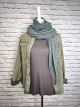 Langarmshirt aus Kaschmir mit V-Ausschnitt- 4 JAHRESZEITEN