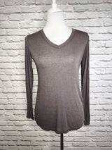 Langarmshirt aus Kaschmir mit V-Ausschnitt- 4 JAHRESZEITEN