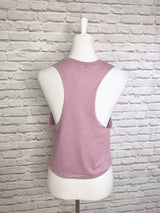 Racerback Cropped Tank- GENTLE SPRING