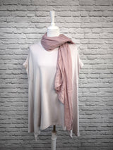 OVERSIZED SHIRT MIT SWEATSHIRT DETAILS- DUNKLER FRÜHLING SOMMER