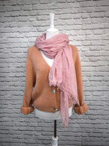 Nachhaltige Alpaka Strickjacke in BIO QUALITÄT - GENTLE SPRING+ INDIAN SUMMER