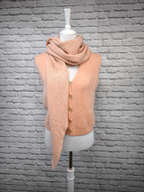 Nachhaltige Alpaka Strickweste in BIO QUALITÄT - HELLER FRÜHLING SOMMER