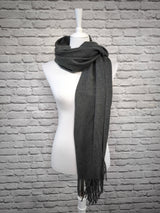 Superweicher Kaschmirschal mit Fransen UNISEX- 4 JAHRESZEITEN