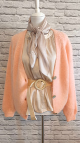 Nachhaltige Alpaka Strickjacke in BIO QUALITÄT -DELIGHT SPRING