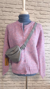 Recycelte Strickjacke - DUNKLER SOMMER