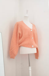 Nachhaltige Alpaka Strickjacke in BIO QUALITÄT - HELLER FRÜHLING SOMMER