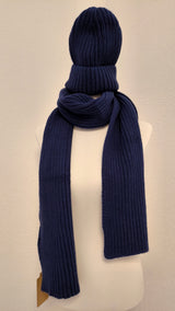 RIPP- STRICKMÜTZE MIT KASCHMIR- DUNKLER SOMMER WINTER