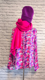 Hochwertige Bluse mit verdeckter Knopfleiste- HELLER SOMMER WINTER