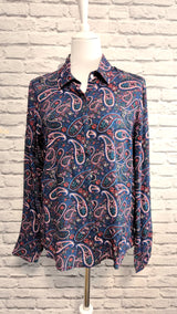 Hochwertige Bluse mit verdeckter Knopfleiste- 4 JAHRESZEITEN