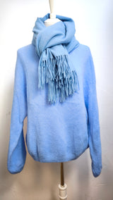 Flauschiger Alpaka Pullover- HELLER SOMMER