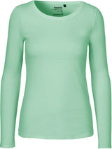 BIO COTTON LONGSLEEVE - MINTGRÜN- DELIGHT SPRING