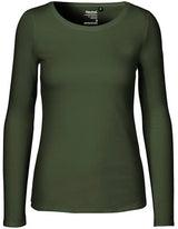 BIO COTTON LONGSLEEVE - MILITARYGREEN - TRUE AUTUMN
