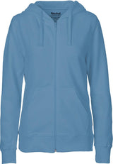BIO COTTON ZIP HOODIE- DUSTY INDIGO - SMART SUMMER
