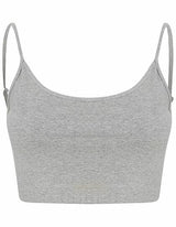 Bandeau Top- Graumeliert - Dunkler Sommer