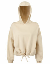 Lässiges Sweatshirt Cropped Oversized mit Tunnelzug- DELIGHT SPRING