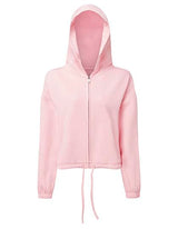 Recycled Drawstring Full-Zip Hoodie- DELIGHT SPRING