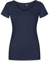 Klassisches Bio T- Shirt mit V- Ausschnitt - VERDANT WINTER
