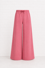 Wide Leg Joggers- Mauve - GENTLE SPRING