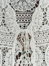 Boho-Häkel-Cardigan- Elfenbein- Verdant Winter & 360°