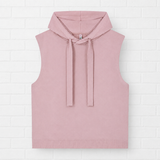 Ärmelloser Hoodie aus Bio-Baumwolle - GENTLE SPRING