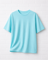 FLUFFY T- Shirt Oversized MAN - Beryl Blue - DELIGHT SPRING
