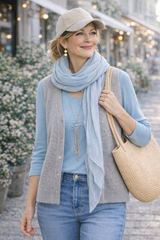 Nachhaltige Alpaka Strickweste in BIO QUALITÄT - GENTLE SPRING