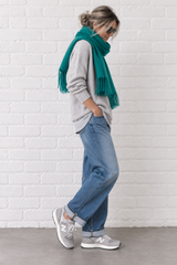 Superweicher Kaschmirschal mit Fransen UNISEX- SMART SUMMER