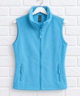 Microfleece Weste- Cloudy Blue Heather -DELIGHT SPRING