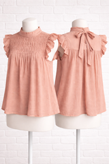 Bluse mit Flatterärmeln- GENTLE SPRING