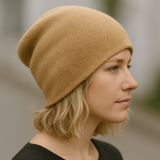 EDLE KASCHMIR MÜTZE-SLOUCHY BEANIE- GENTLE SPRING