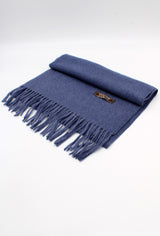 Superweicher Kaschmirschal mit Fransen UNISEX- DUNKLER SOMMER