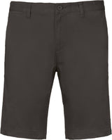 Chino-Bermuda-Shorts- Dunkelgrau