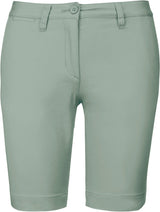 Chino-Bermuda-Shorts- Salbeigrün