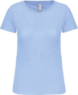 Bio-T-Shirt mit Rundhalsausschnitt- Skyblue - PURE SUMMER