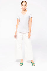 T-SHIRT mit V- Ausschnitt Kariban - Herbst Winter