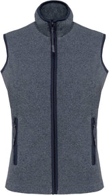 Microfleece Weste- French Navy Heather - 360°